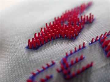 Logo-Wärmeübertragungs-Kleidung des Bürsten-Punkt-Silikon-3D beschriftet hoch- Gummiband