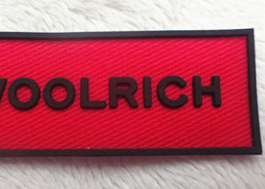Kleine Buchstaben klären LOGO Flecken für Kleid/kundenspezifische Applikations-Flecken