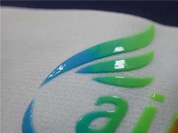 Glänzendes buntes Silikon-Drucklogo-weiches elastisches Band ungiftig