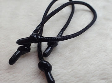 Einzelnes Farbnicht elastisches Schnurband mit Shinny Silikon Edings für Taschen-Abziehvorrichtung