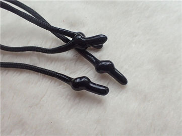 Einzelnes Farbnicht elastisches Schnurband mit Shinny Silikon Edings für Taschen-Abziehvorrichtung