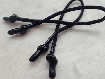 Einzelnes Farbnicht elastisches Schnurband mit Shinny Silikon Edings für Taschen-Abziehvorrichtung