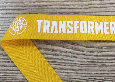 Siebdruck Druckgewebtes material gesponnenes Band mit kundengebundener Muster-Polyband