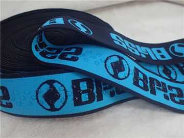 Verdrehter 4CM Jacquardwebstuhl-elastische Band-/Beschichtungs-Silikon-elastisches Band