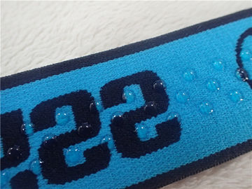 Verdrehter 4CM Jacquardwebstuhl-elastische Band-/Beschichtungs-Silikon-elastisches Band