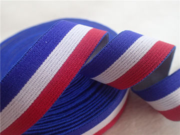 2CM bunter Jacquardwebstuhl-elastisches gewebtes Material für Kleiderpolyester-Material 100%