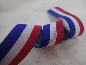 2CM bunter Jacquardwebstuhl-elastisches gewebtes Material für Kleiderpolyester-Material 100%