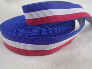 2CM bunter Jacquardwebstuhl-elastisches gewebtes Material für Kleiderpolyester-Material 100%