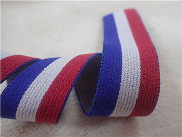2CM bunter Jacquardwebstuhl-elastisches gewebtes Material für Kleiderpolyester-Material 100%
