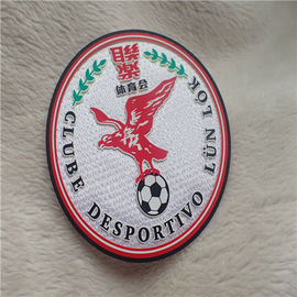 Drei Diemensional die kundenspezifische Kleidung bessert Drucktatami mit hoher Dichte mit prägeartigem Logo für Sportkleidung aus