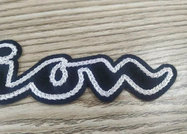 Gewohnheit Eisen-auf oder nähen-auf Buchstabetuch bessert Stickereichenilleflecken aus