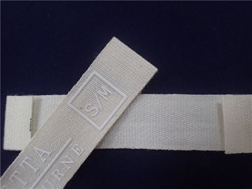 Weiß Druckgewebe-Aufkleber mit Silikon-Logo für Sport-Kleidungs-Flecken