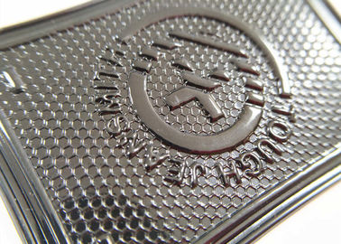 Kundenspezifischer personifizierter prägeartiger Aufkleber Logo Jeans Genuine Leather Patchs /Leather für Kleid