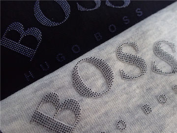 Dauerhafte Wärmeübertragungs-Kleideraufkleber bürsten buntes Logo der Punkt-3D