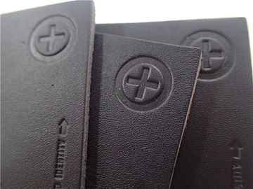 Hochfrequenzlogo auf PU-Lederflicken für Jeans modernes OEKO