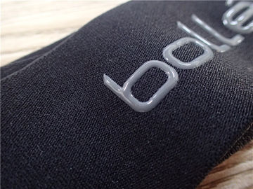 Hoher Hartnäckigkeits-Jacquardwebstuhl-elastisches Band für Kleidung, Silikon-Logo-Umweltschutz druckend
