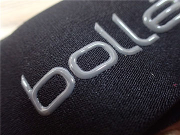Hoher Hartnäckigkeits-Jacquardwebstuhl-elastisches Band für Kleidung, Silikon-Logo-Umweltschutz druckend