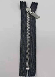 Dauerhafte y-Art-Metallzähne machen mit reinen Baumwollstoff-/-metallreißverschlüssen für Jeans Reißverschluss zu