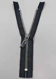 Dauerhafte y-Art-Metallzähne machen mit reinen Baumwollstoff-/-metallreißverschlüssen für Jeans Reißverschluss zu