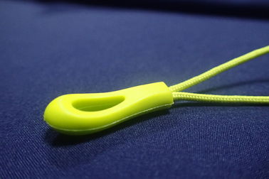 Ungiftige Gummireißverschluss-Abziehvorrichtung TPU mit der Polyester-Schnur einfach zu formen