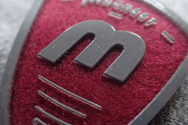 Handgemachte Silikon-Siebdruck-Schuh-Filz-Logo-Flecken