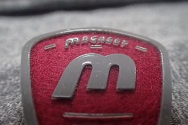 Handgemachte Silikon-Siebdruck-Schuh-Filz-Logo-Flecken