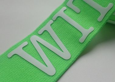 Kundengebundenes farbiges Logo Printing Manufacturers Elastic Book-Band-Jacquardwebstuhl-Gummiband