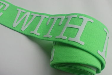 Kundengebundenes farbiges Logo Printing Manufacturers Elastic Book-Band-Jacquardwebstuhl-Gummiband