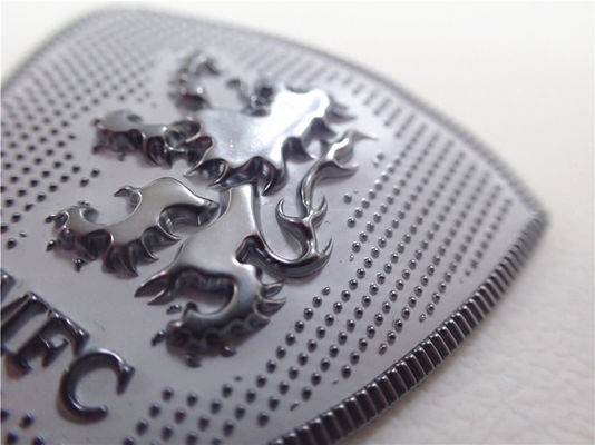 Prägeartige silberne kundenspezifische Kleidungs-Flecken TPU 0.7mm