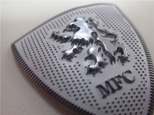 Prägeartige silberne kundenspezifische Kleidungs-Flecken TPU 0.7mm