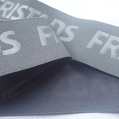 Kundenspezifisches Polyester gesponnenes elastisches Band des gewebten Materials des Jacquardwebstuhls für Unterwäsche