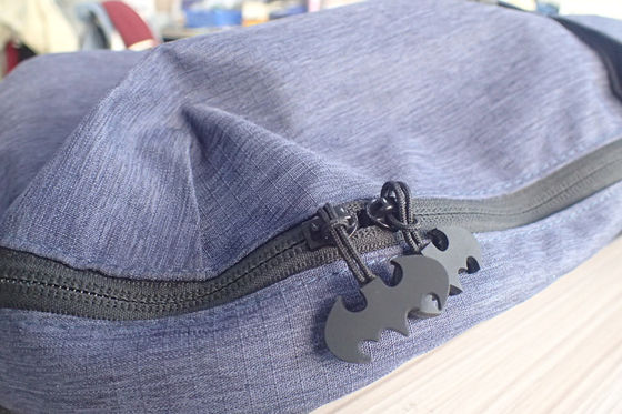 Weiche materielle Gummireißverschluss-Abziehvorrichtung für Handtaschen-Rucksäcke