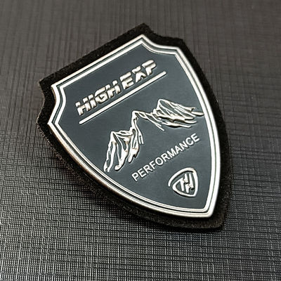 Kleidung Logo Patches High Frequency Soft prägte Flecken des Ausweis-3D Tpu für Kleidung