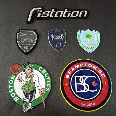 Kleidung Logo Patches High Frequency Soft prägte Flecken des Ausweis-3D Tpu für Kleidung