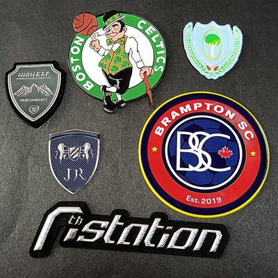 Kundenspezifische Kleidung Logo Patches der Flaggen-Schweißens-Hitze-Presse-Ausweis-Applikations-3D Tpu