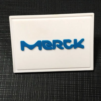 3D personifizierter Logo Sewing Printed Applique Patches etikettiert prägeartige Silikon-Ausweise