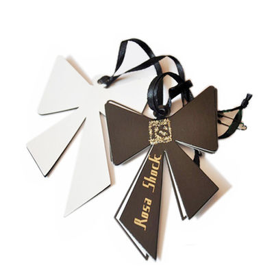 Kundenspezifisch eigene Marken-Logo Paper Pvc Jeans Paper-Hangtags für Kleidung