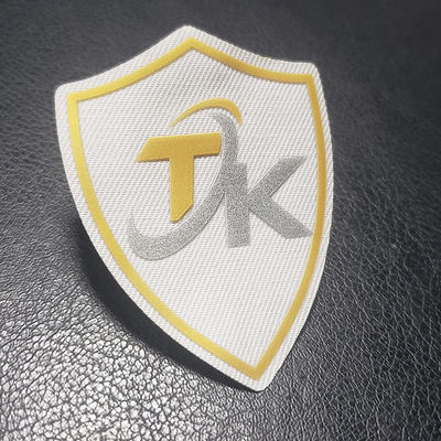 Prägeartiges Silikon-weiches Wärmeübertragungs-Aufkleber-Logo Iron On-T-Shirt des Aufkleber-3D TPU