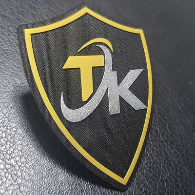 Mode-Gewohnheit druckte prägeartigen Farbe-Tpu-Aufkleber des Flecken-3D für Kleid