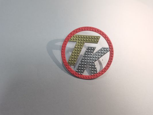 Fertigen Sie prägeartigen Wärmeübertragungs-Aufkleber Logo Iron On Garment des Aufkleber-3d TPU kundenspezifisch an