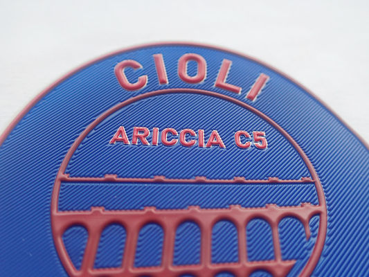 Kundenspezifischer Siebdruck, der Flecken der Wärmeübertragungs-3D Logo Embossed TPU druckt