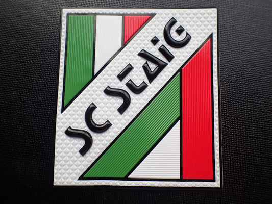 Soem kundenspezifisches prägeartiges 3D Logo Soft TPU beschriftet Flecken für Kleidung