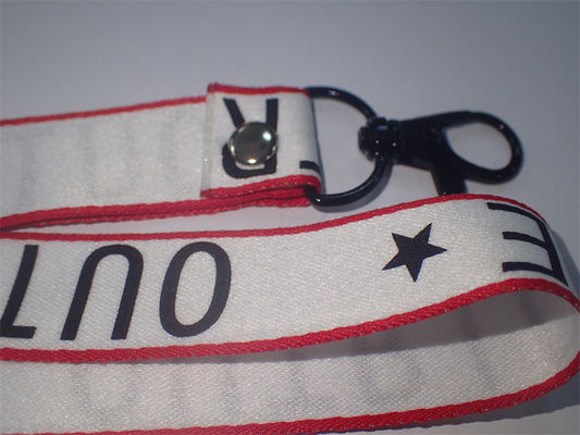 Band und Bügel des Polyester-Sublimation Druckgewebten materials mit kundenspezifischem Logo
