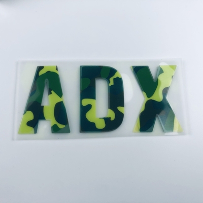 Tarnen Sie Wärmeübertragungs-Aufkleber des Silikon-3D mit Ihrem eigenen Logo