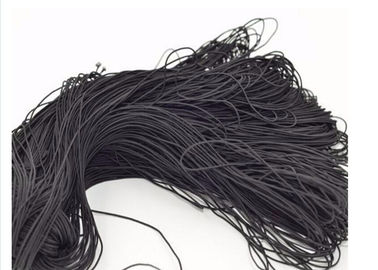 Umweltfreundliche schwarze elastische Schnur 2mm, dehnbare elastische Schnur für Kleidung