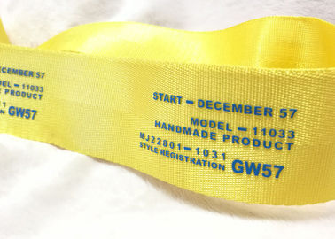 Umweltfreundliches schmales Nylongummiband gesponnenes Band gesponnenes Namen-Band-Garn 30D/50D/100D