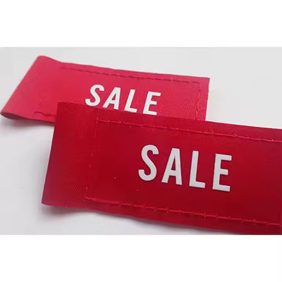 Markennamen, Verkaufsschilder, Bekleidungsschilder, Bildschirmdruck, Logo, Gewebe