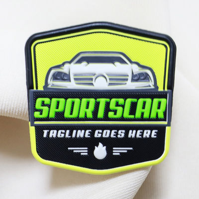 Fabrik maßgeschneiderte Wärmeübertragungs-TPU-Etiketten Prägung 3D-TPU-Logo-Patches Markenpatch für Bekleidung