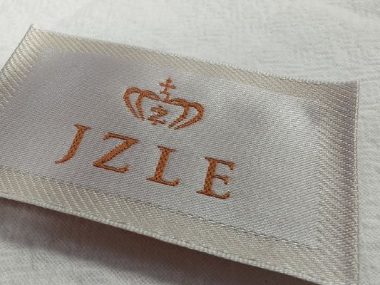 Spezielle Stickerei-Patches, Hals, hochdicht gewebt, Luxus-Etiketten für Schuhe