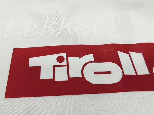 Custom Fashion Label DTF Sticker Film Auf PET Bügeltransfer Für T-Shirts